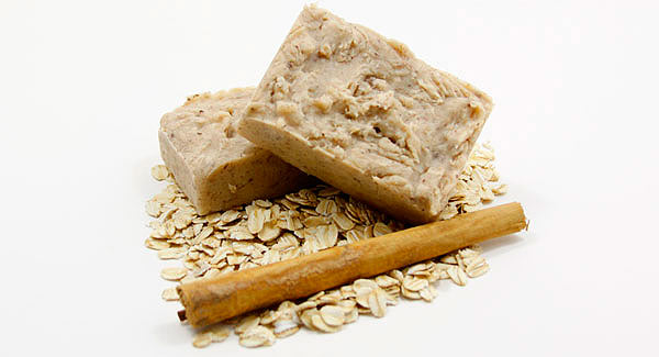 Bars of Soap Made with Rebatch Goat's Milk Base.